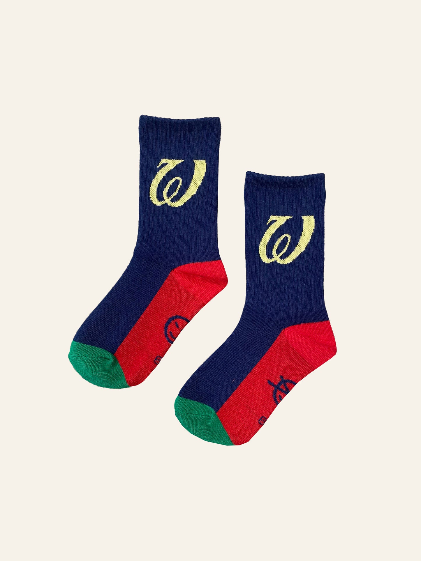 Navy Scale Socks