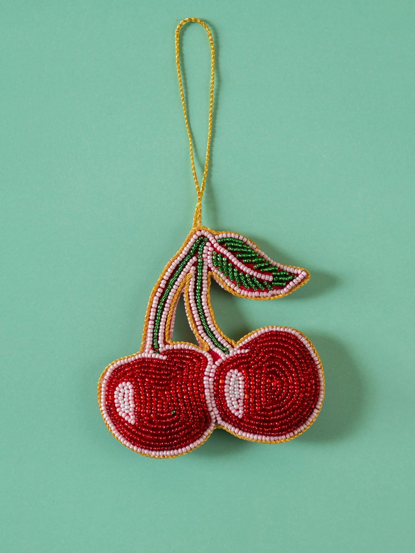 Cherries Beaded Decoration