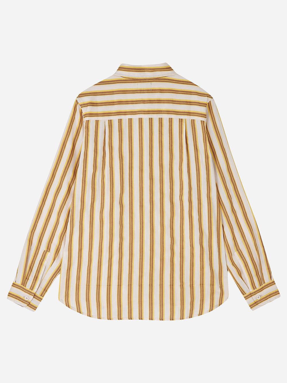 Yellow & Brown Stripe Shirt