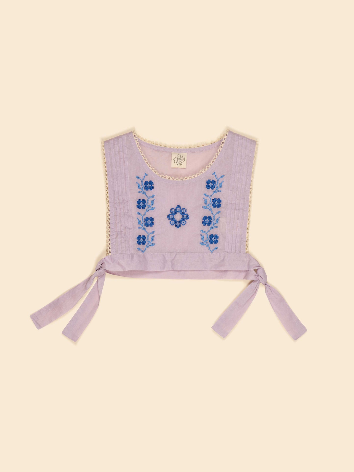Violet Crème Zina Organdie Vest