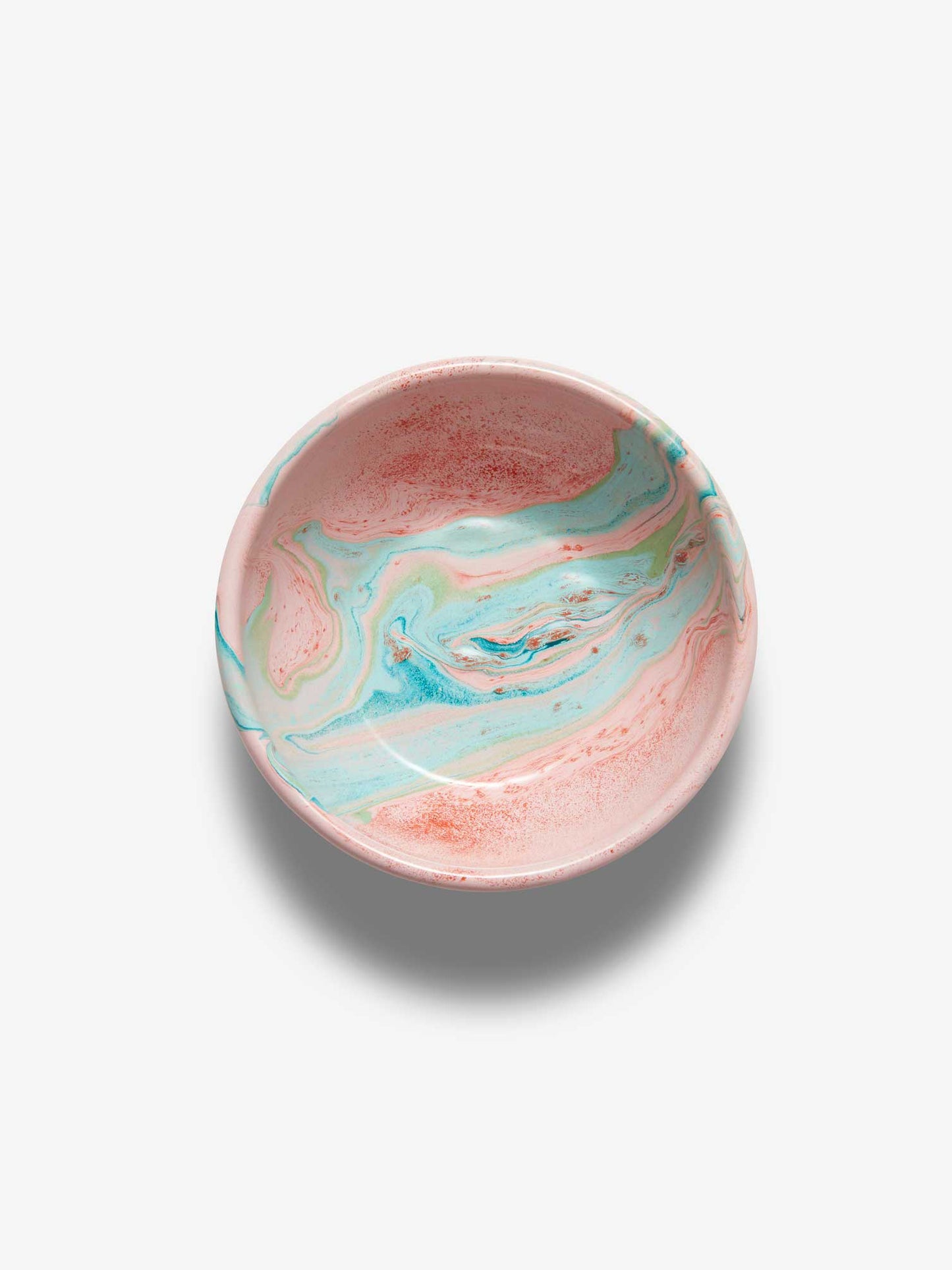 Blush Marble Enamel Bowl