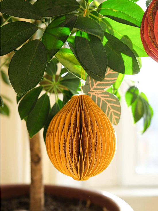 Lemon Honeycomb Ornament
