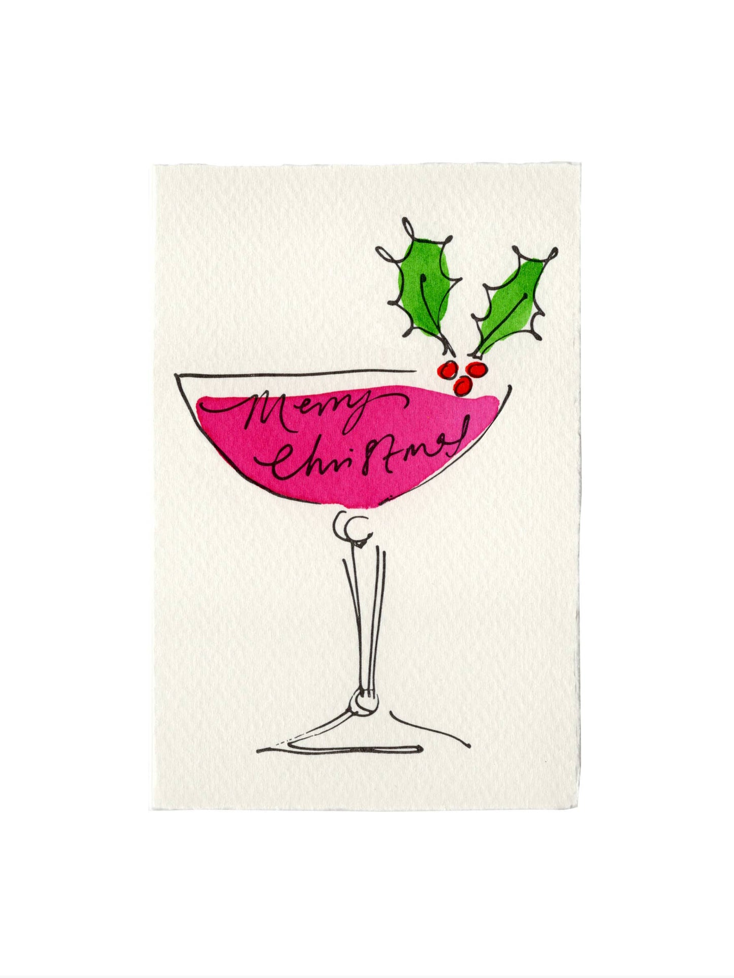 Merry Christmas Cocktail Card