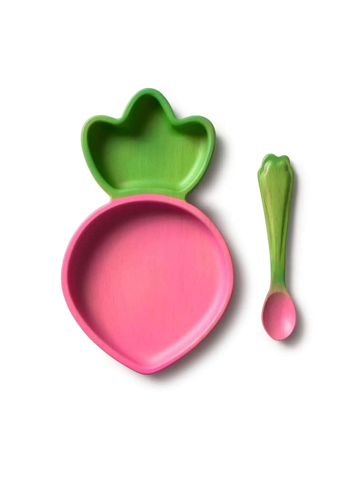 Ramona the Radish Plate & Spoon Set