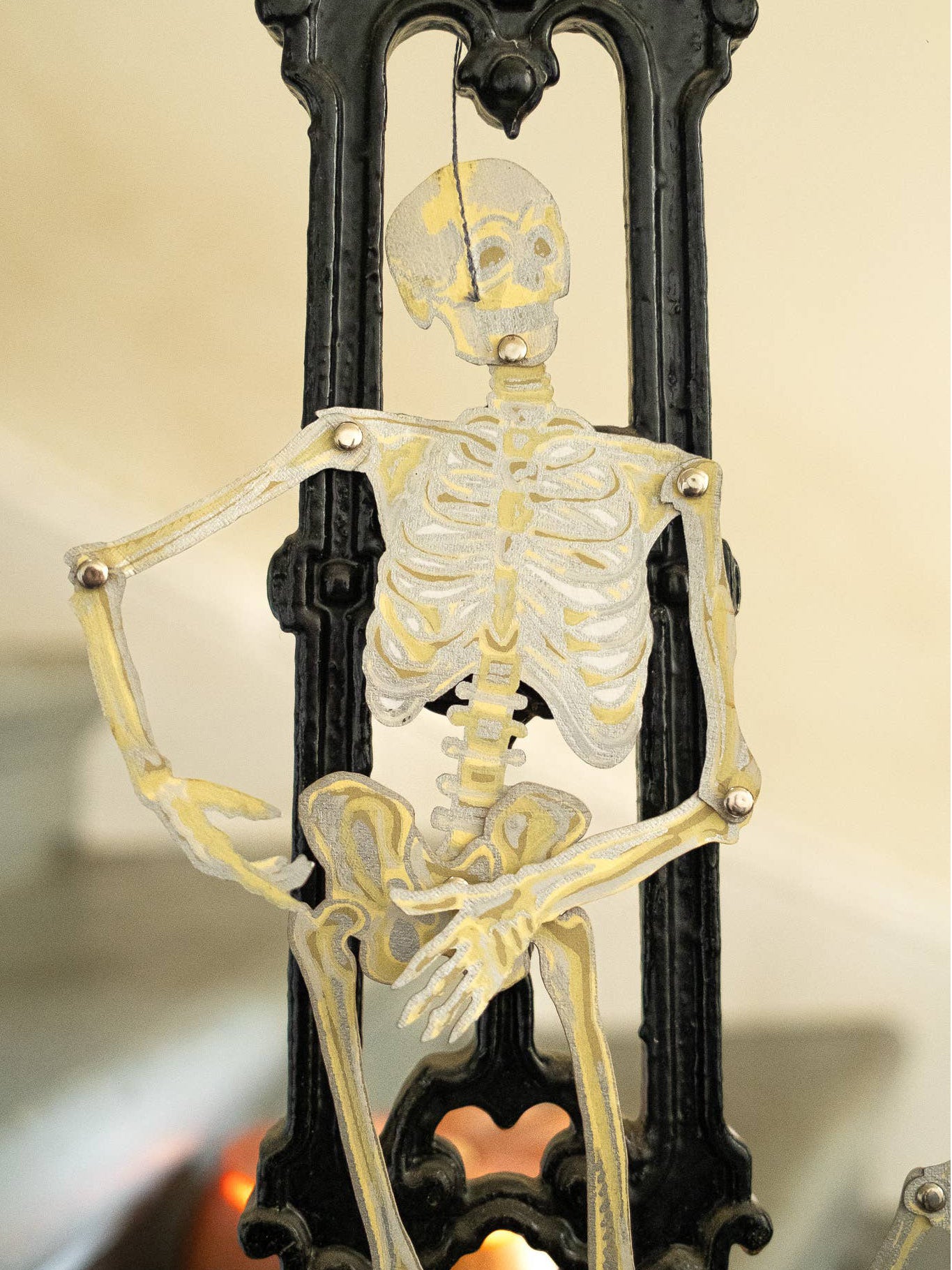 Dancing Skeletons Paper Ornaments