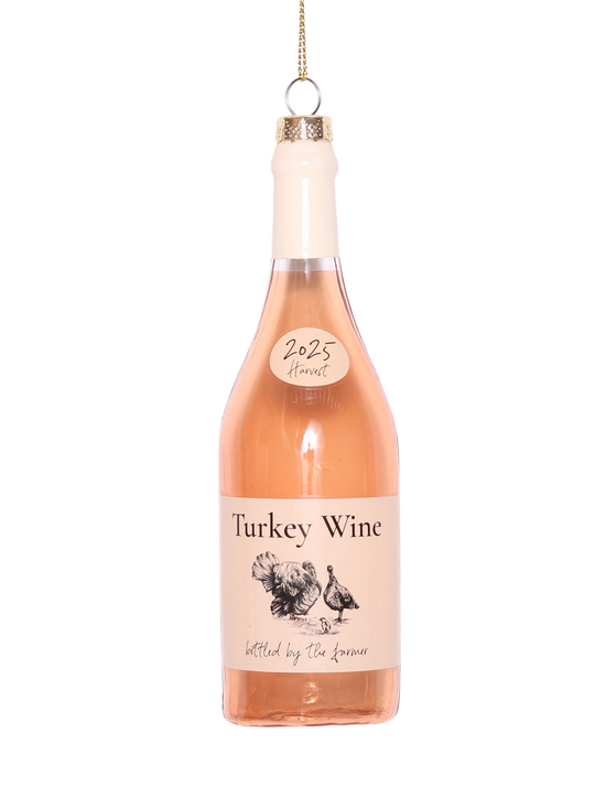 Turkey Wine Glass Decoration