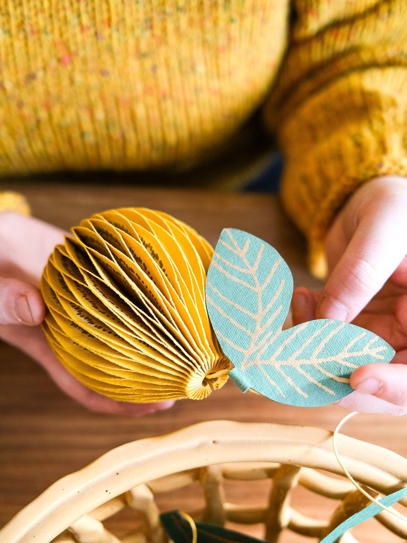 Lemon Honeycomb Ornament