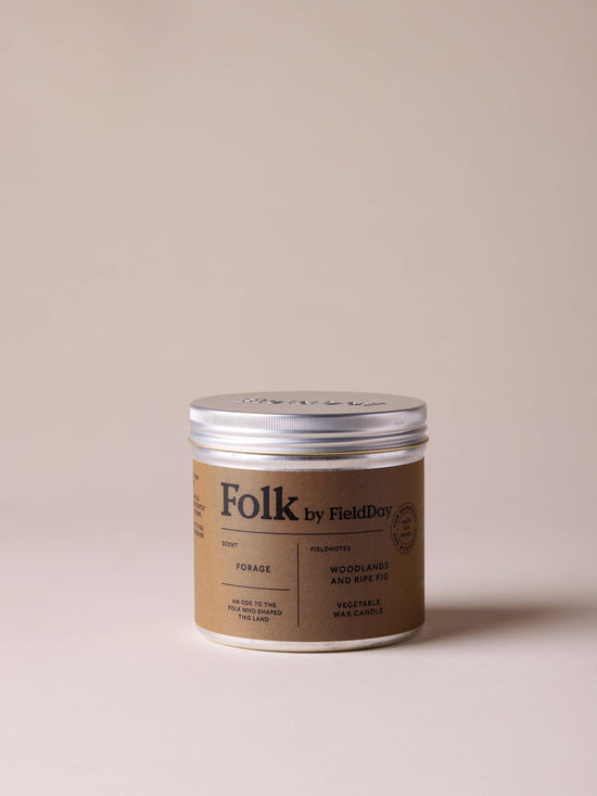 Forage Vegetable Wax Folk Tin Candle