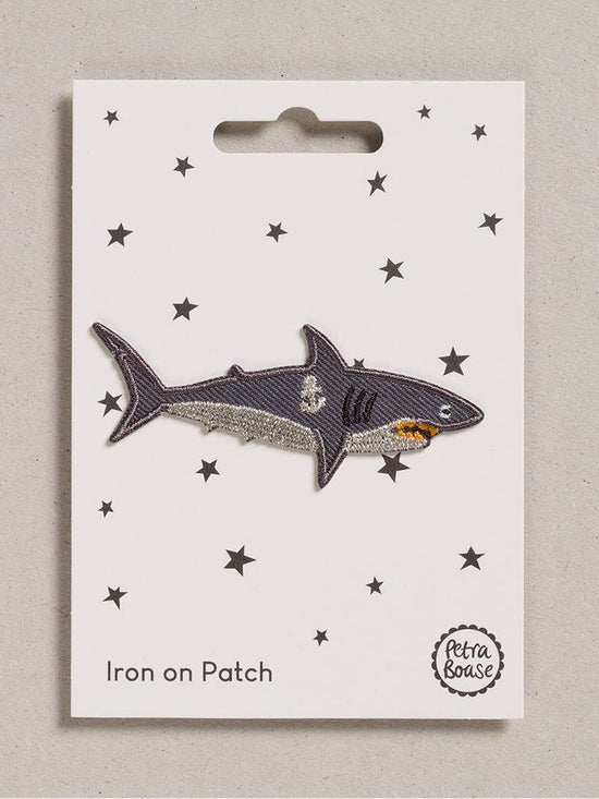 Shark Iron on Patch