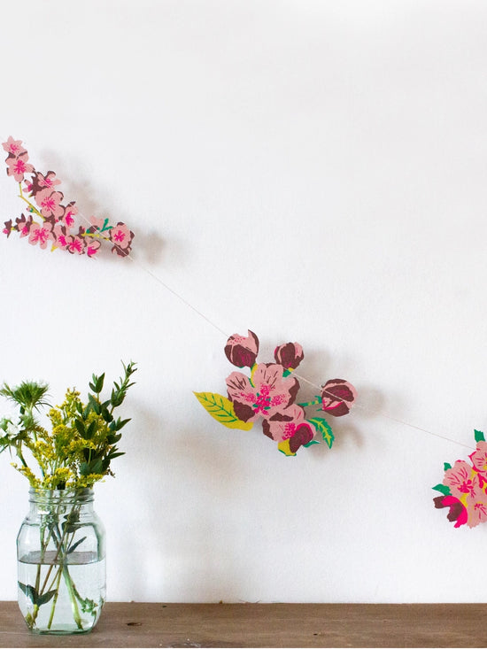 Blossom Sewn Garland