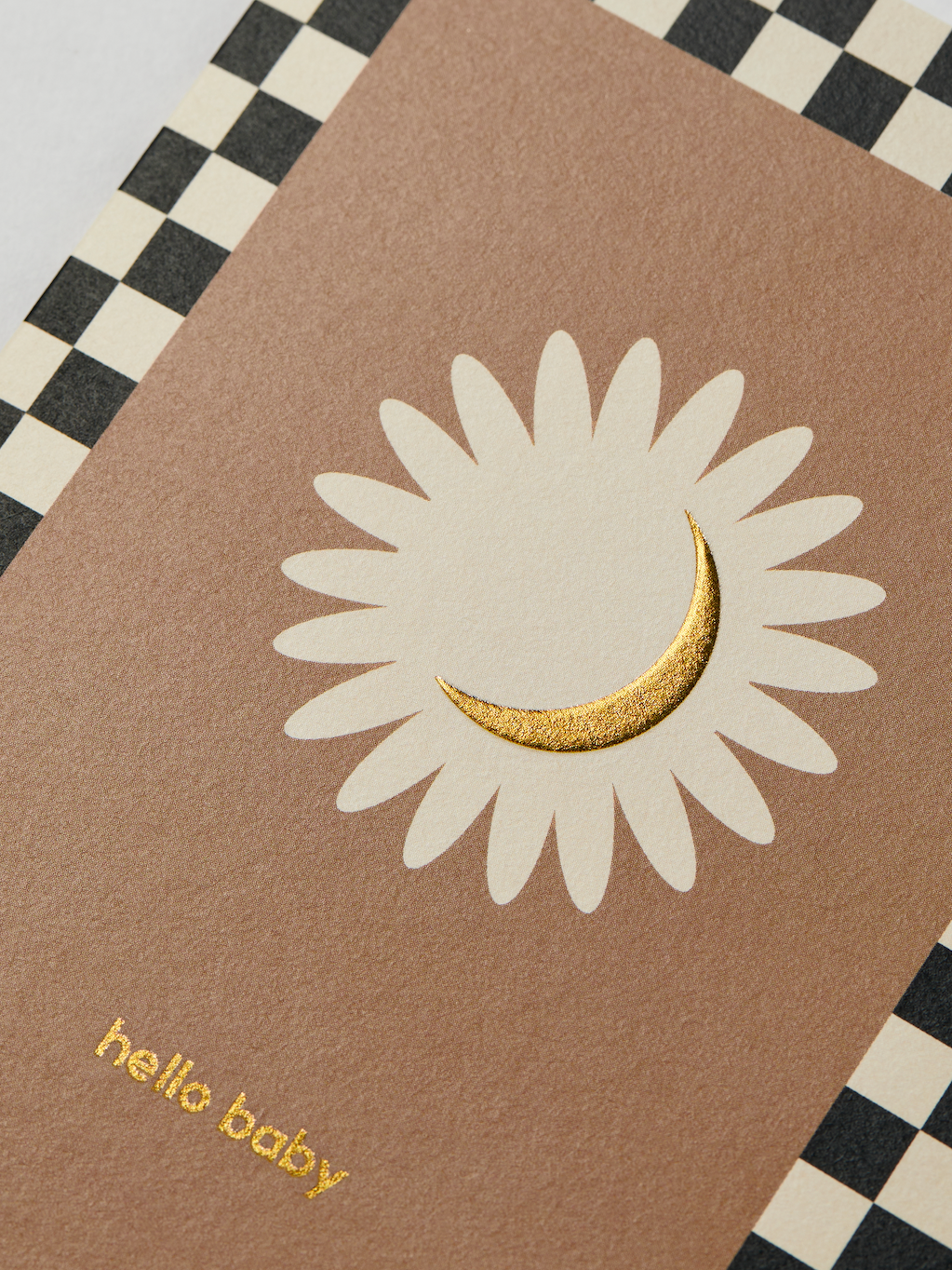 Hello Baby Moon Card