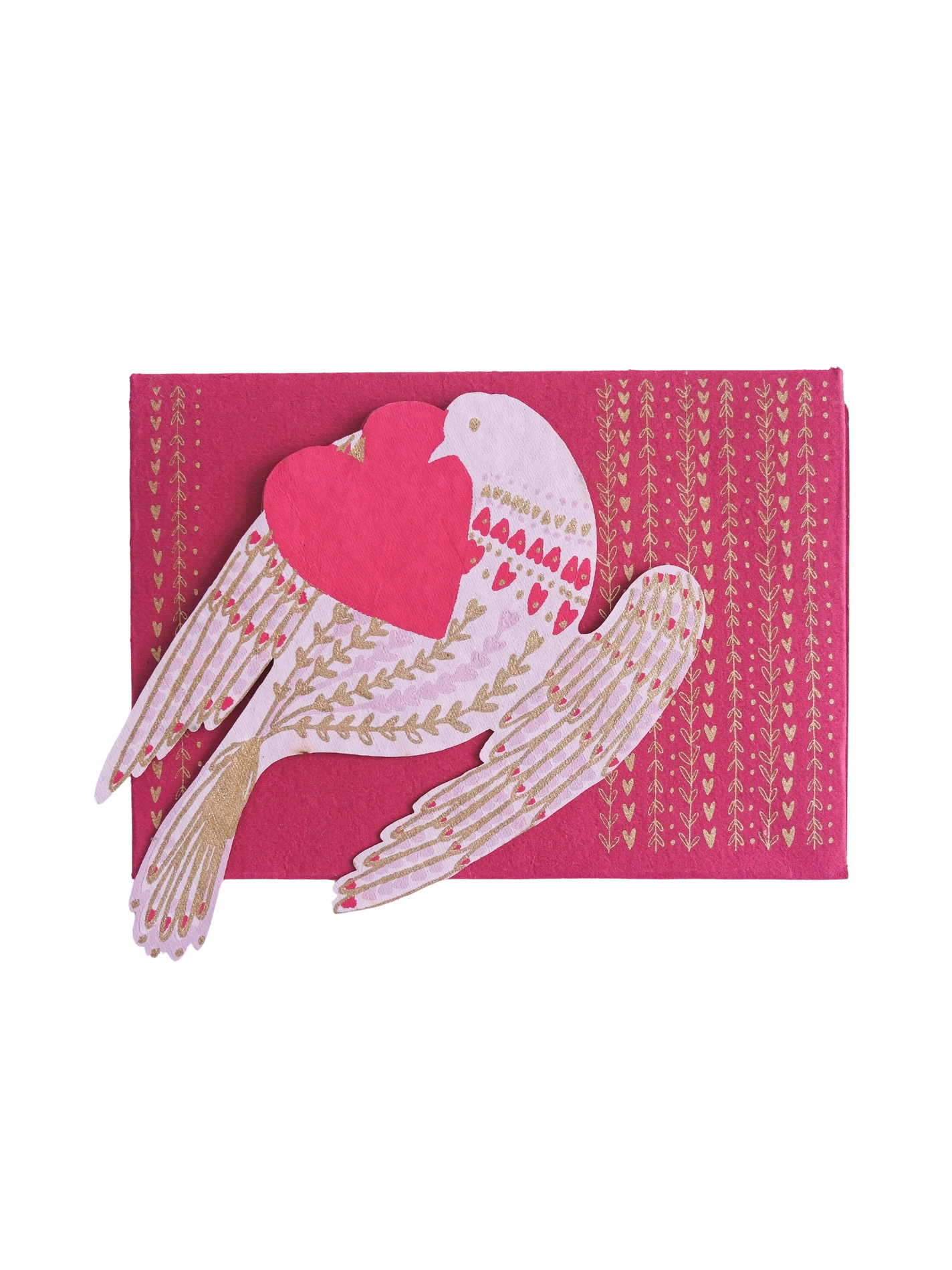 Heart Bird Greeting Card