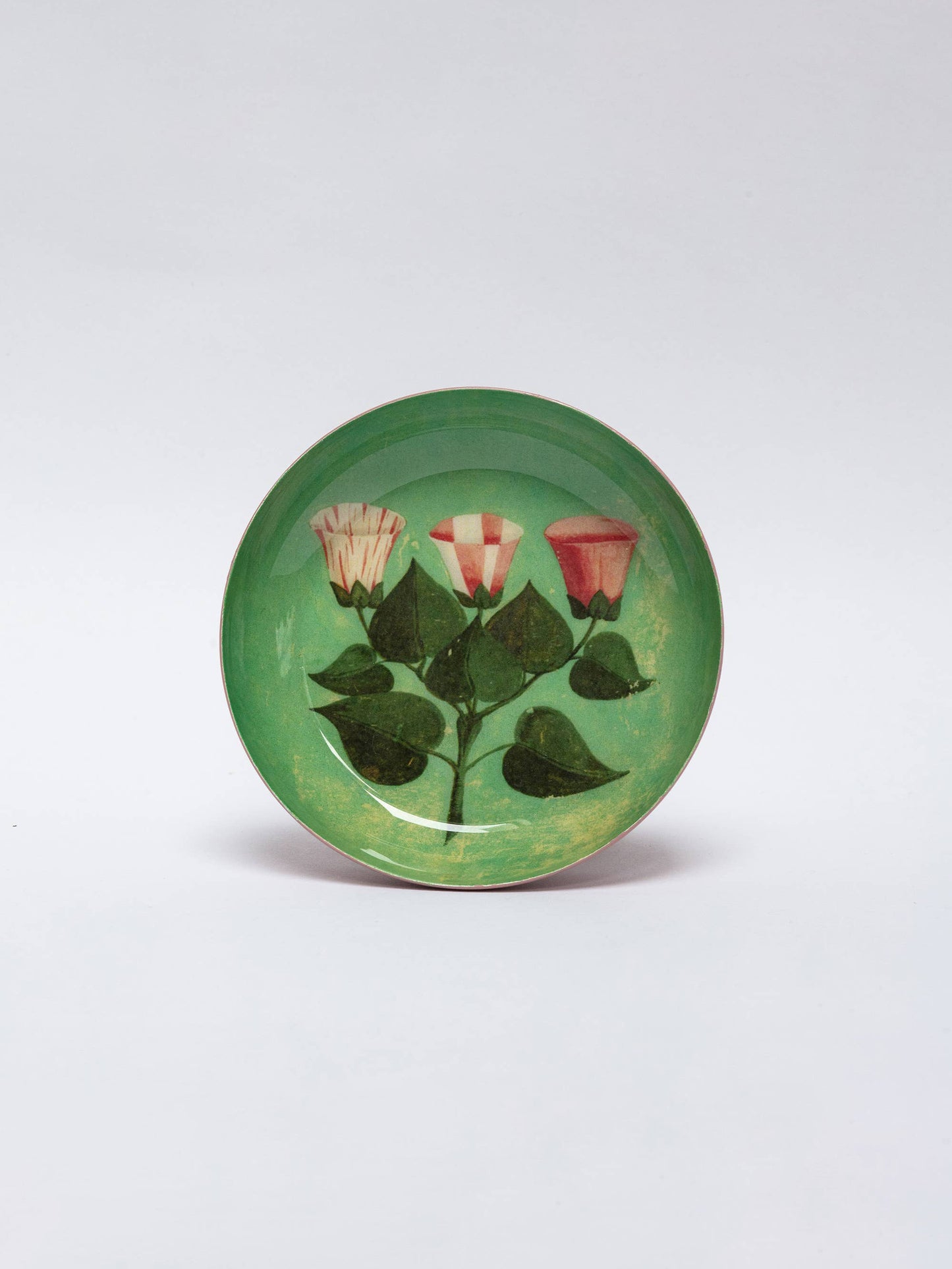 Festival of Flowers Round Enamel Tray