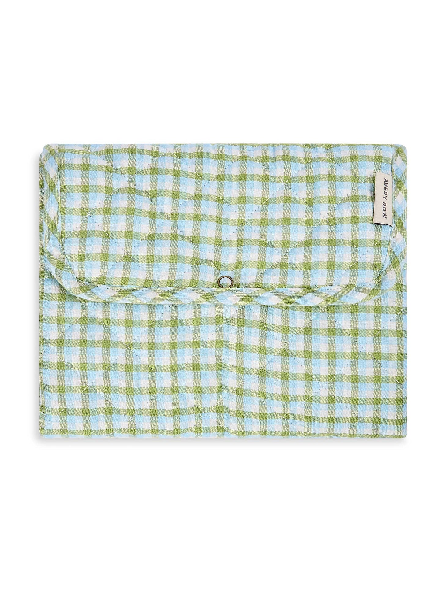 Greenhouse Gingham Cotton Travel Baby Changing Mat