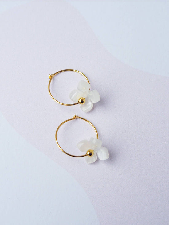 Bloom Hoop Earrings