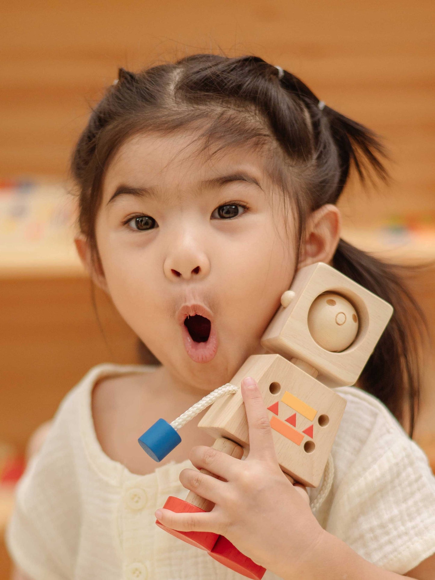 Mood Bot Wooden Toy