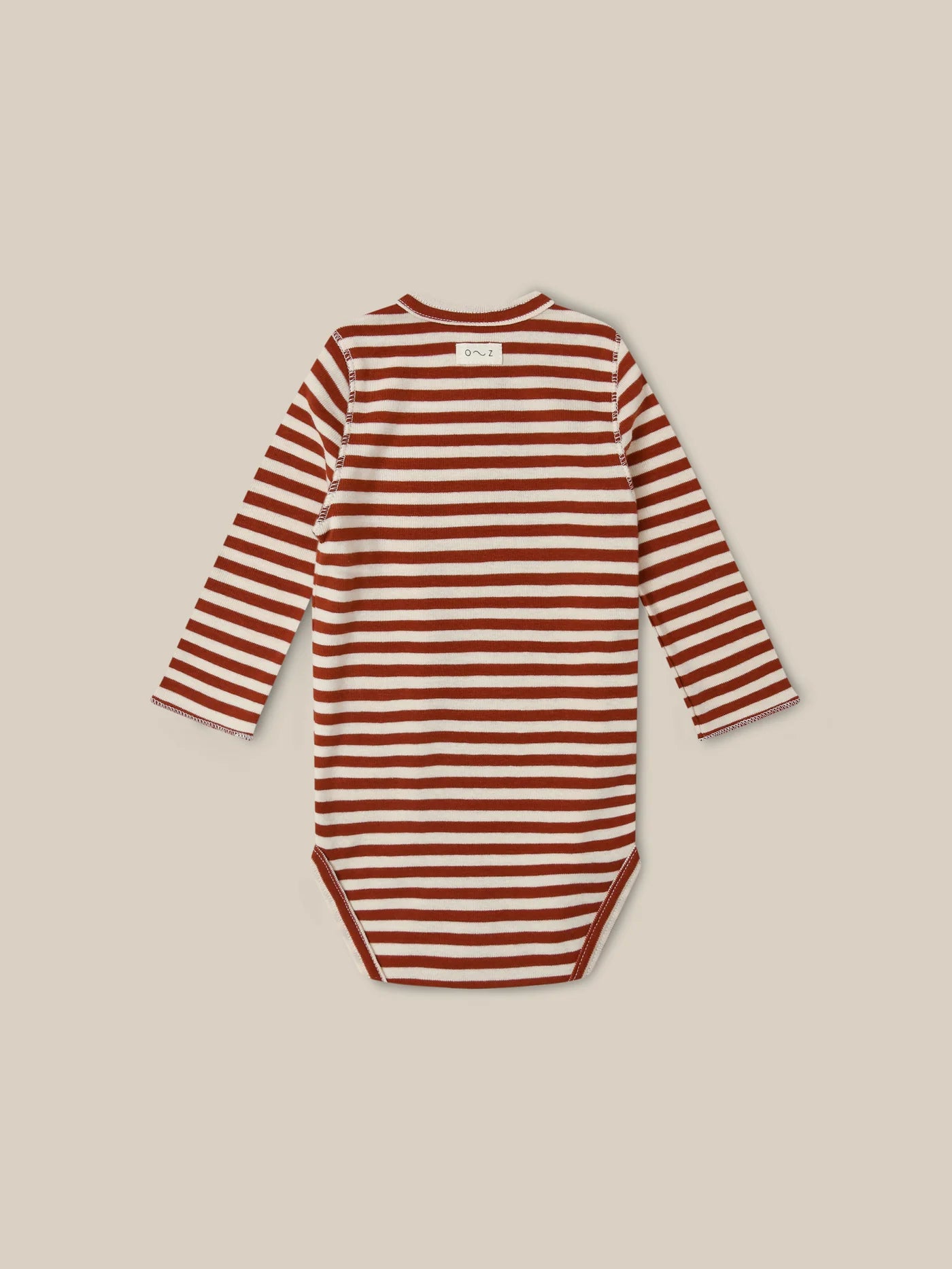 Paprika Stripes Wrap Bodysuit