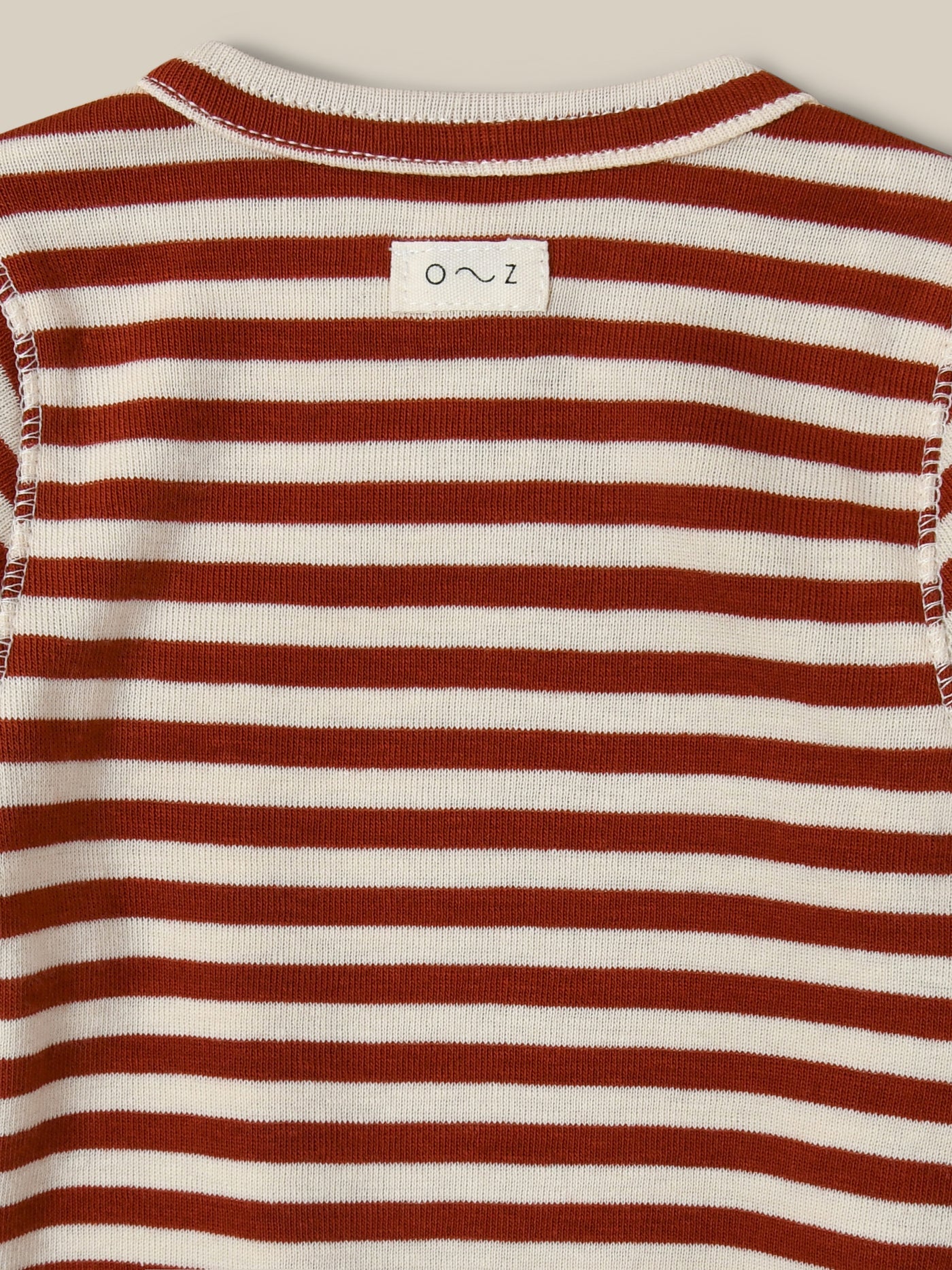 Paprika Stripes Wrap Bodysuit
