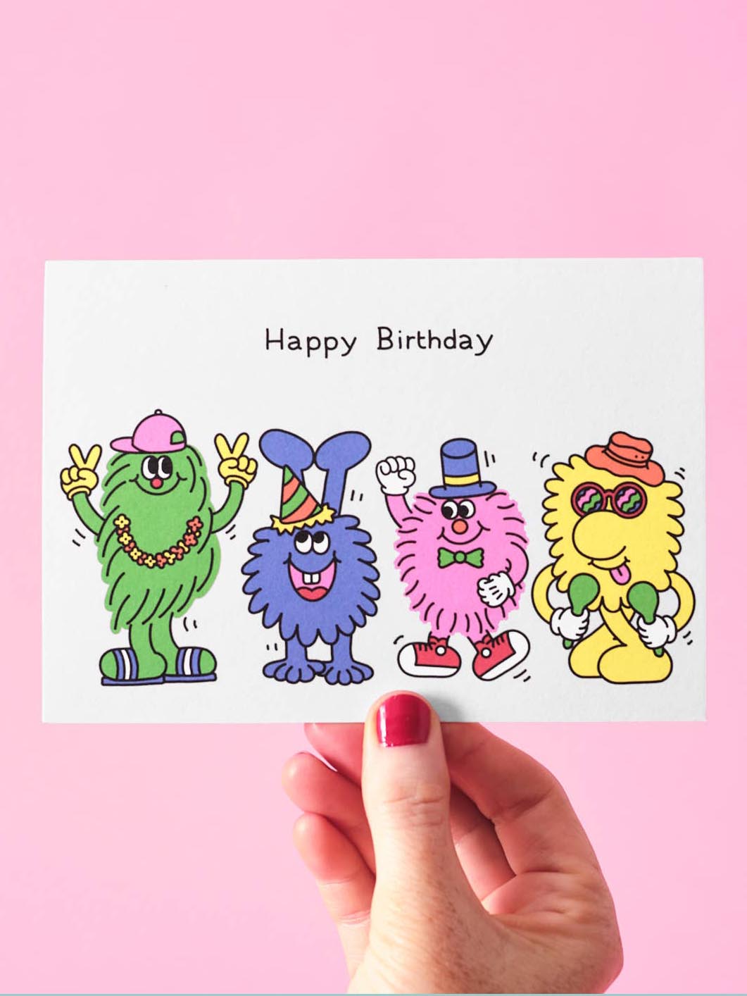 Happy Birthday Gang Greetings Card