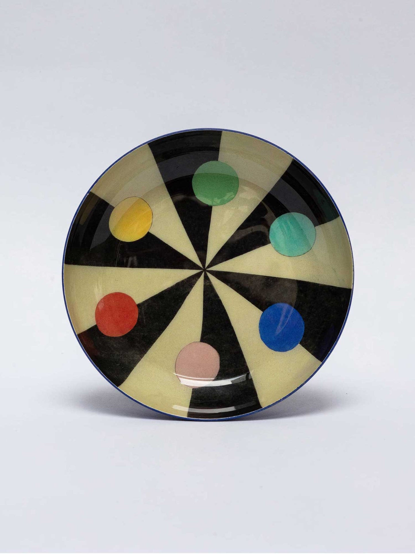 Benson’s Colour Hexagon Round Enamel Tray