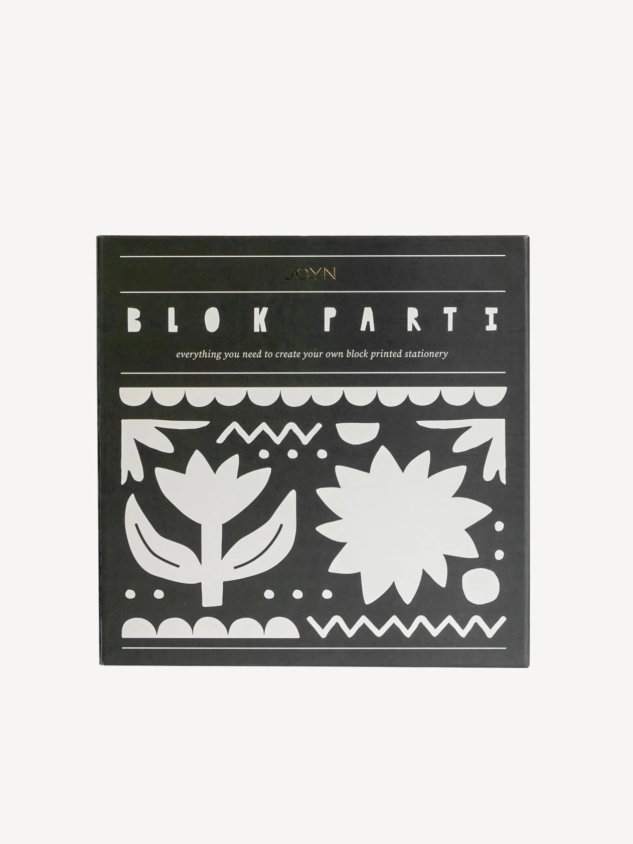Block Printing Kit - Tulip Print Stationery Set