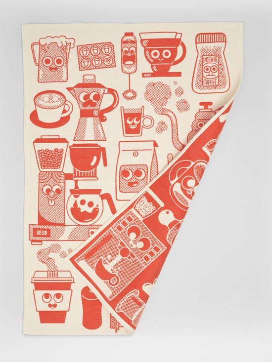 Coffee Time Tea Towel