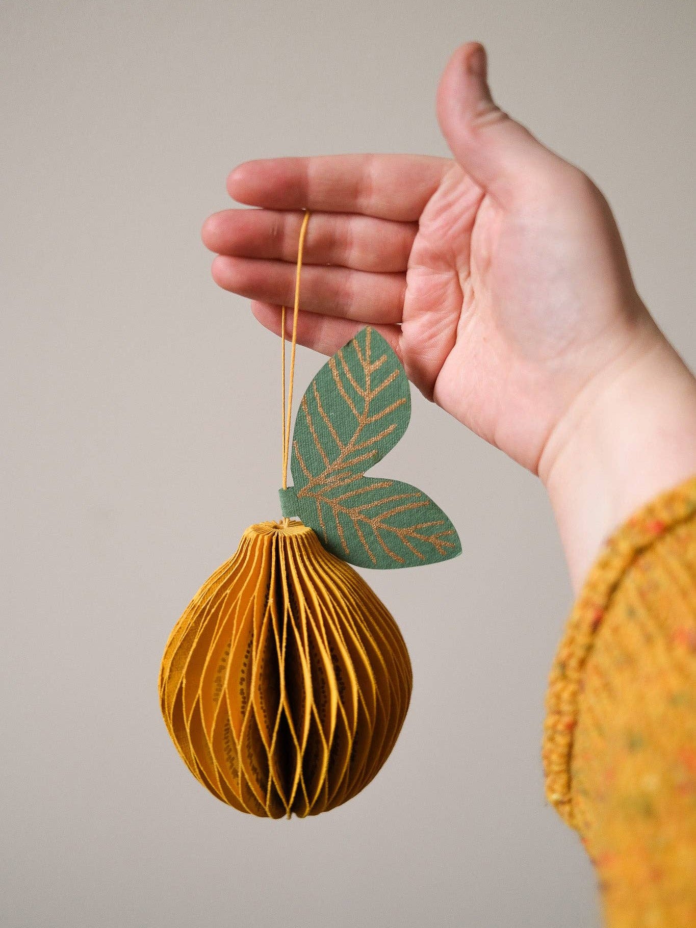 Lemon Honeycomb Ornament