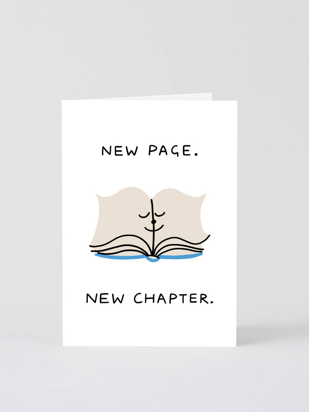 New Page New Chapter Greetings Card