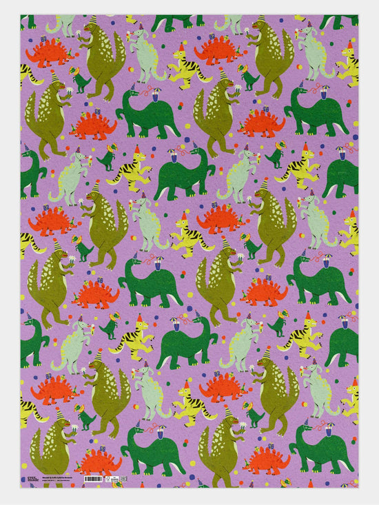 Dino Party Gift Wrap
