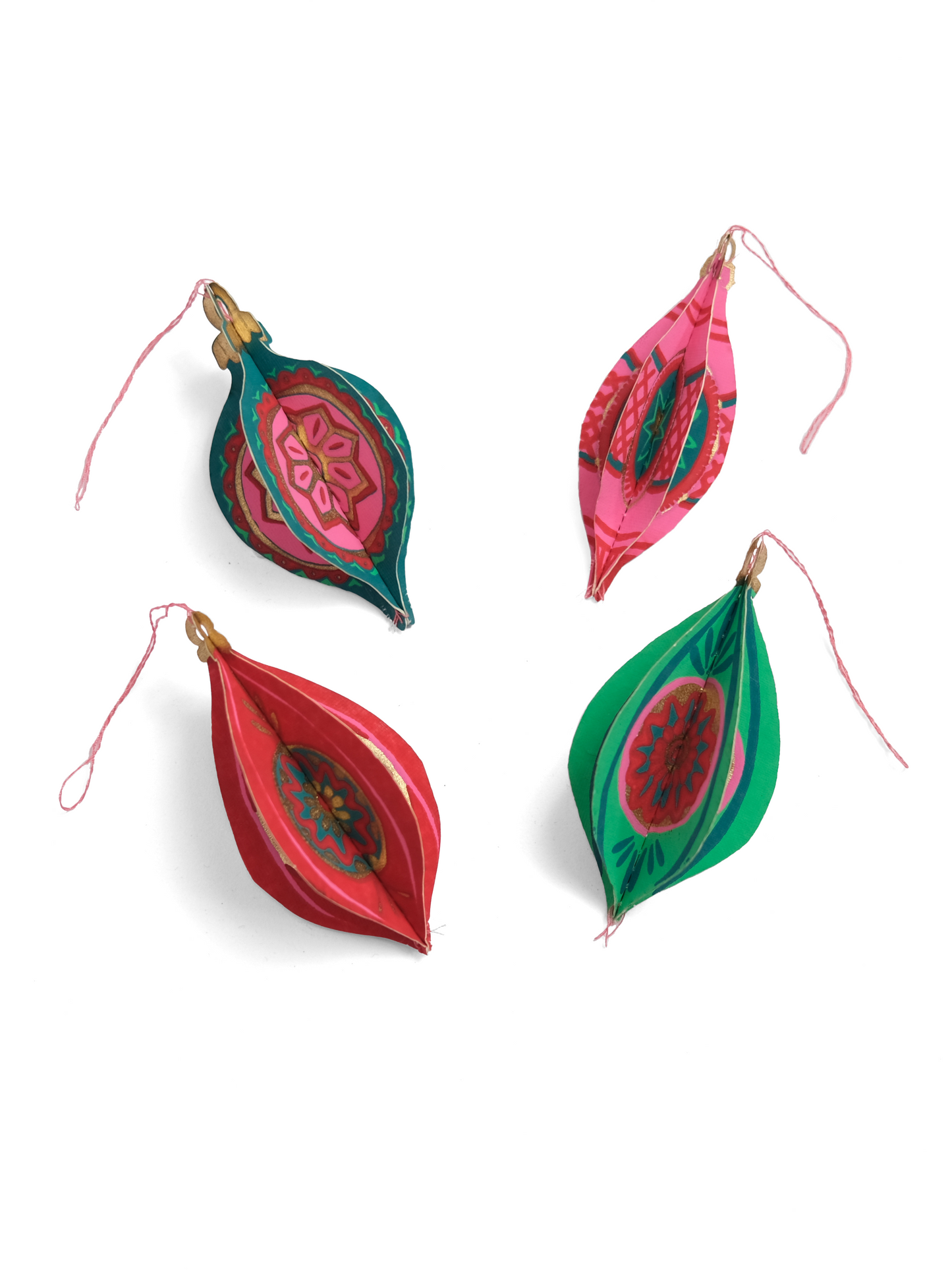 Baubles Paper Ornaments