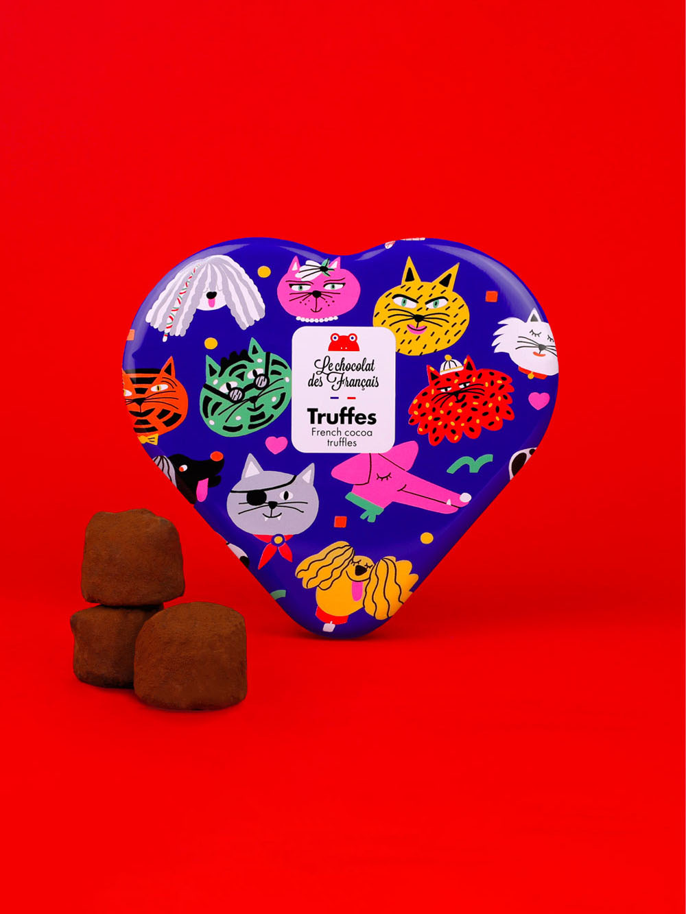 Dogs & Cats Dark Chocolate Truffle Tin