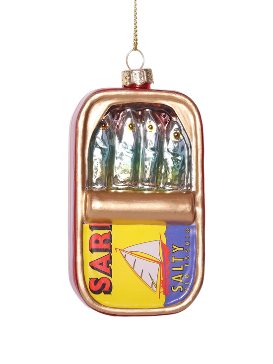Sardines Can Glass Decoration