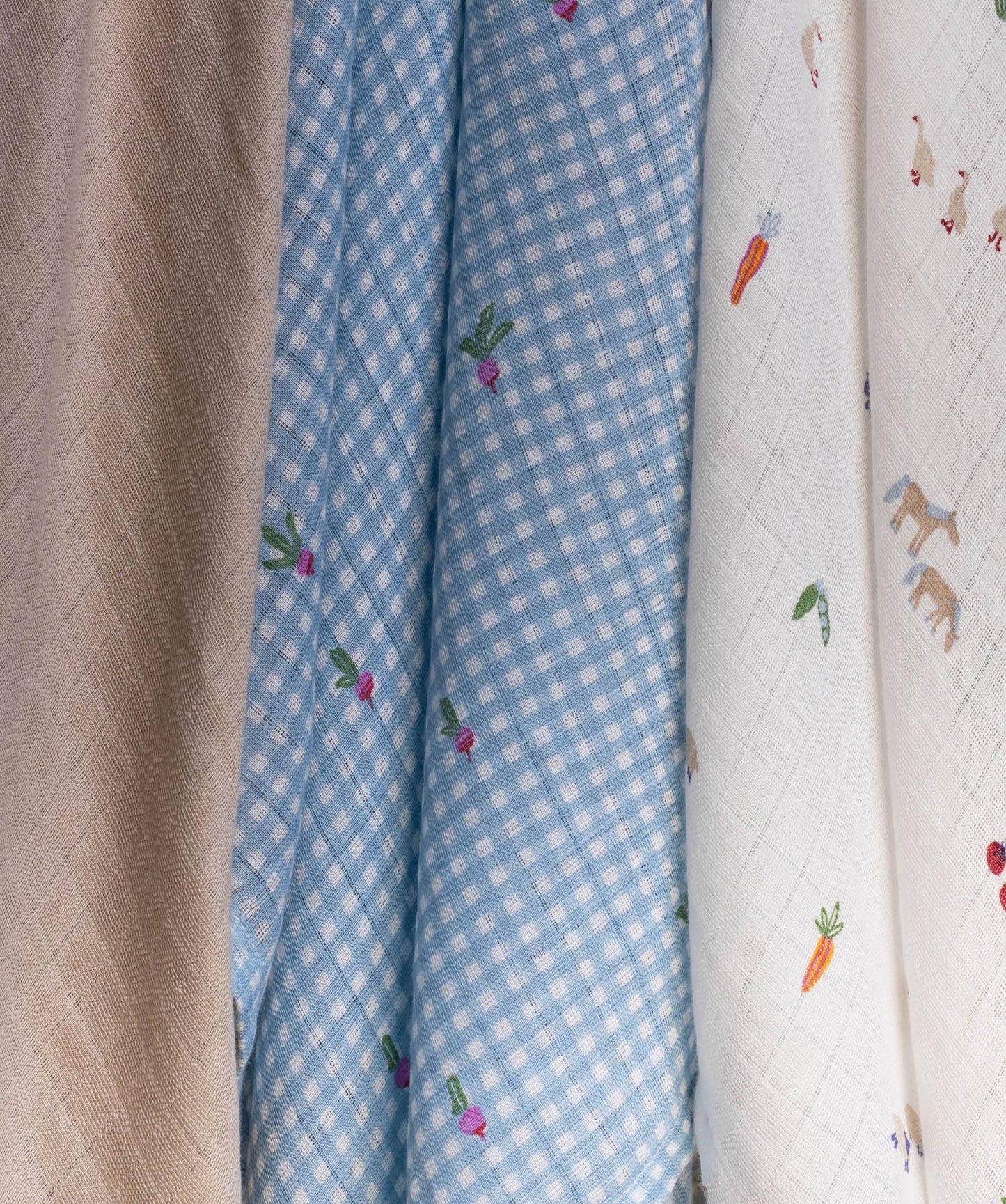 Little Farm Muslin Trio