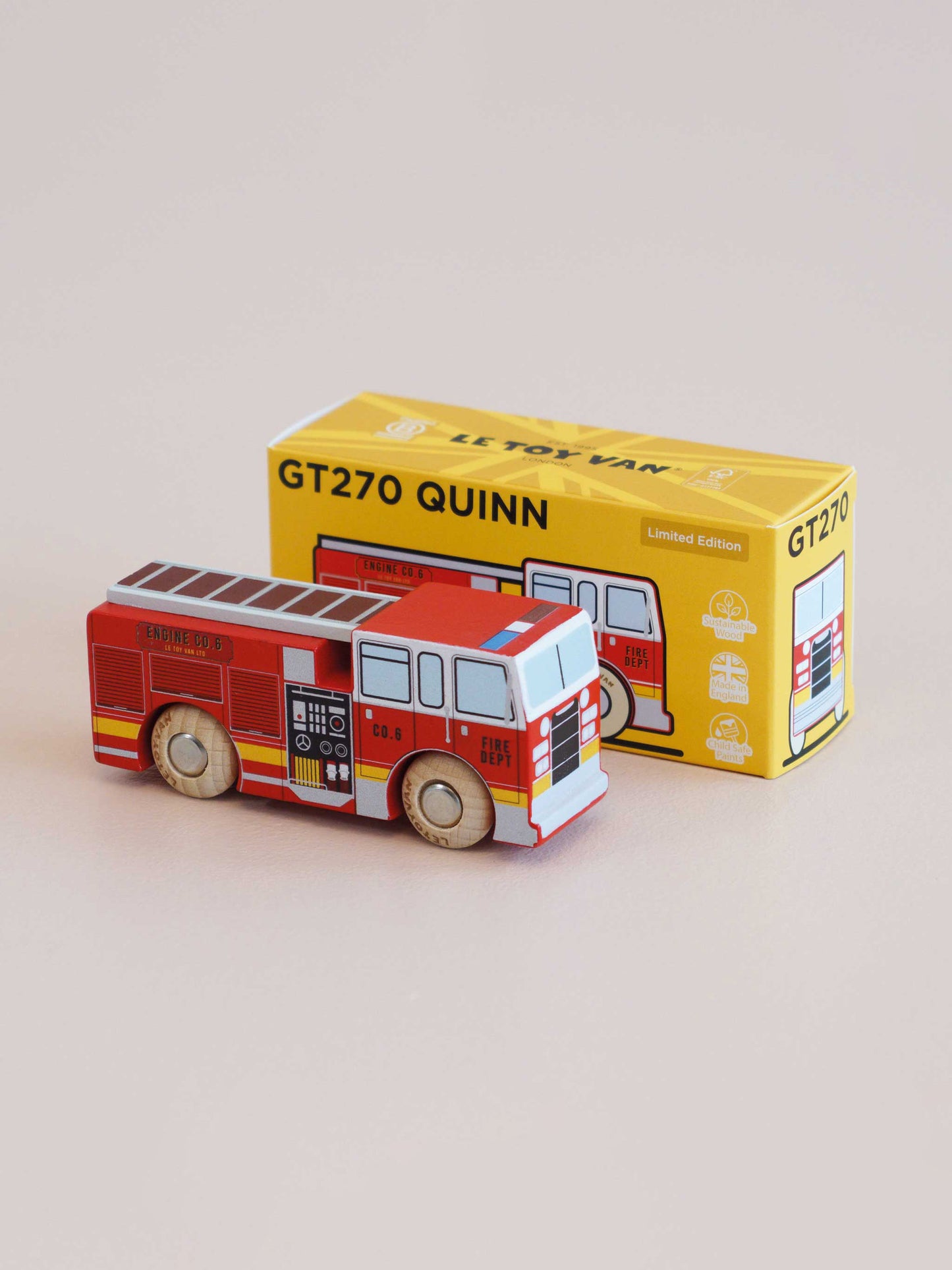 No.44 Quinn Wooden Fire Truck