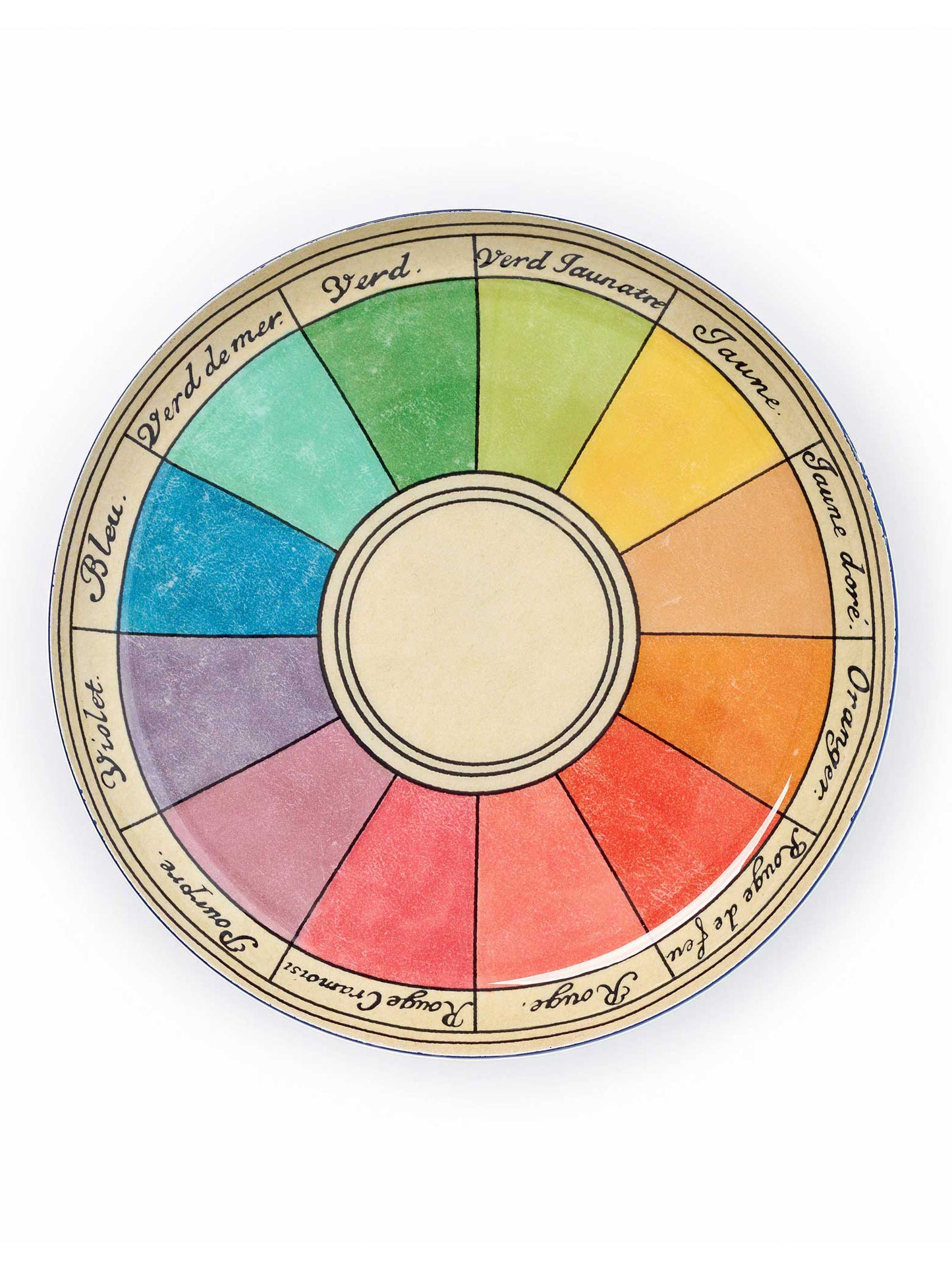 Cercle Chromatique Round Enamel Tray