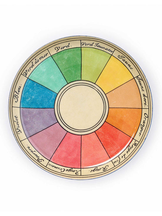 Cercle Chromatique Round Enamel Tray