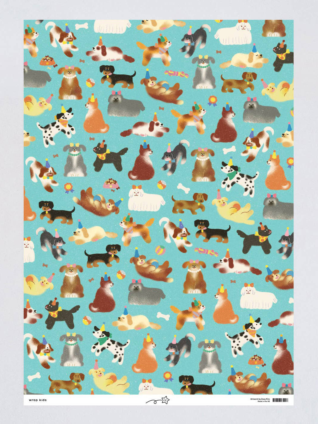 Dogs Kids Gift Wrap