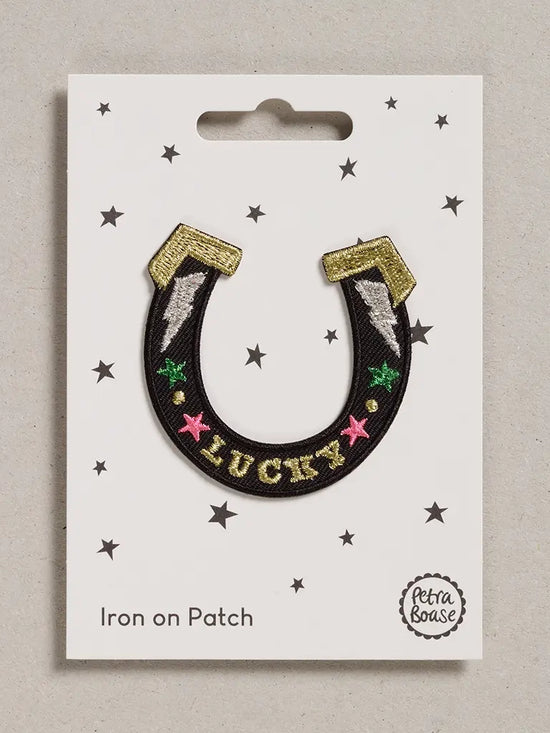 Horse Shoe Iron on Patch