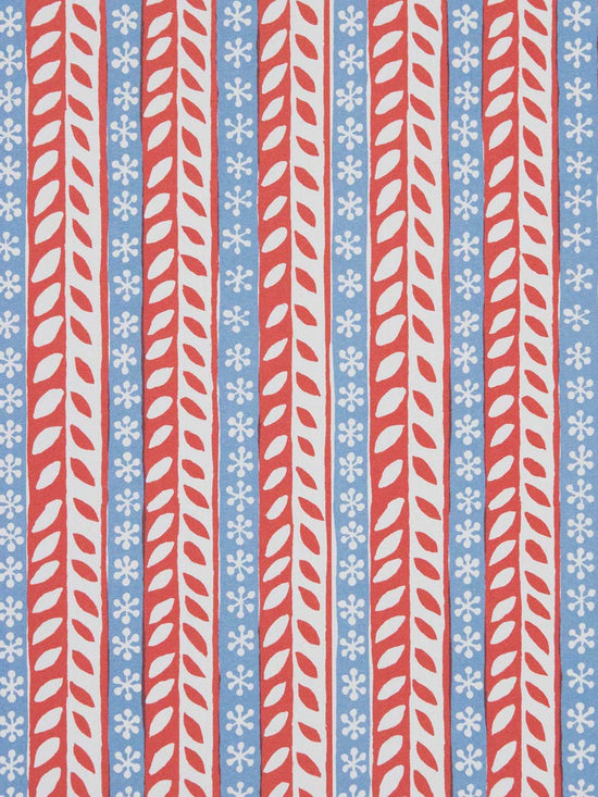 Load image into Gallery viewer, Red &amp;amp; Blue Winter Wrapping Paper
