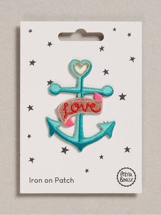 Love Anchor Iron on Patch