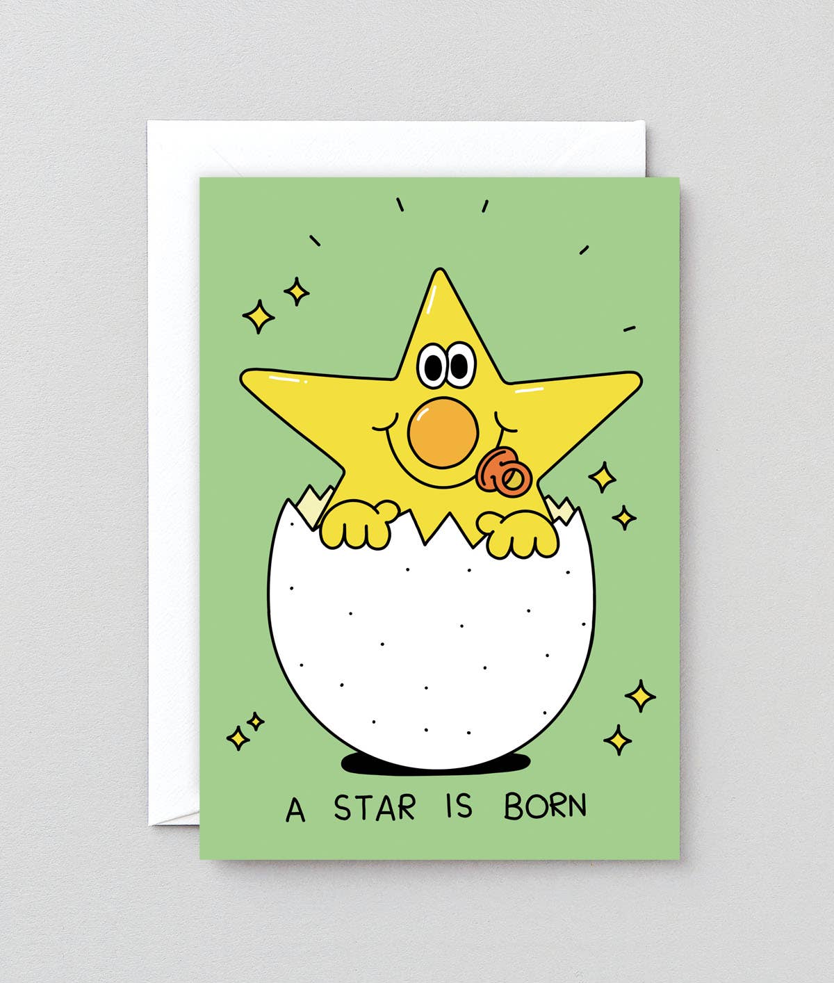 A Star Is Born Greetings Card