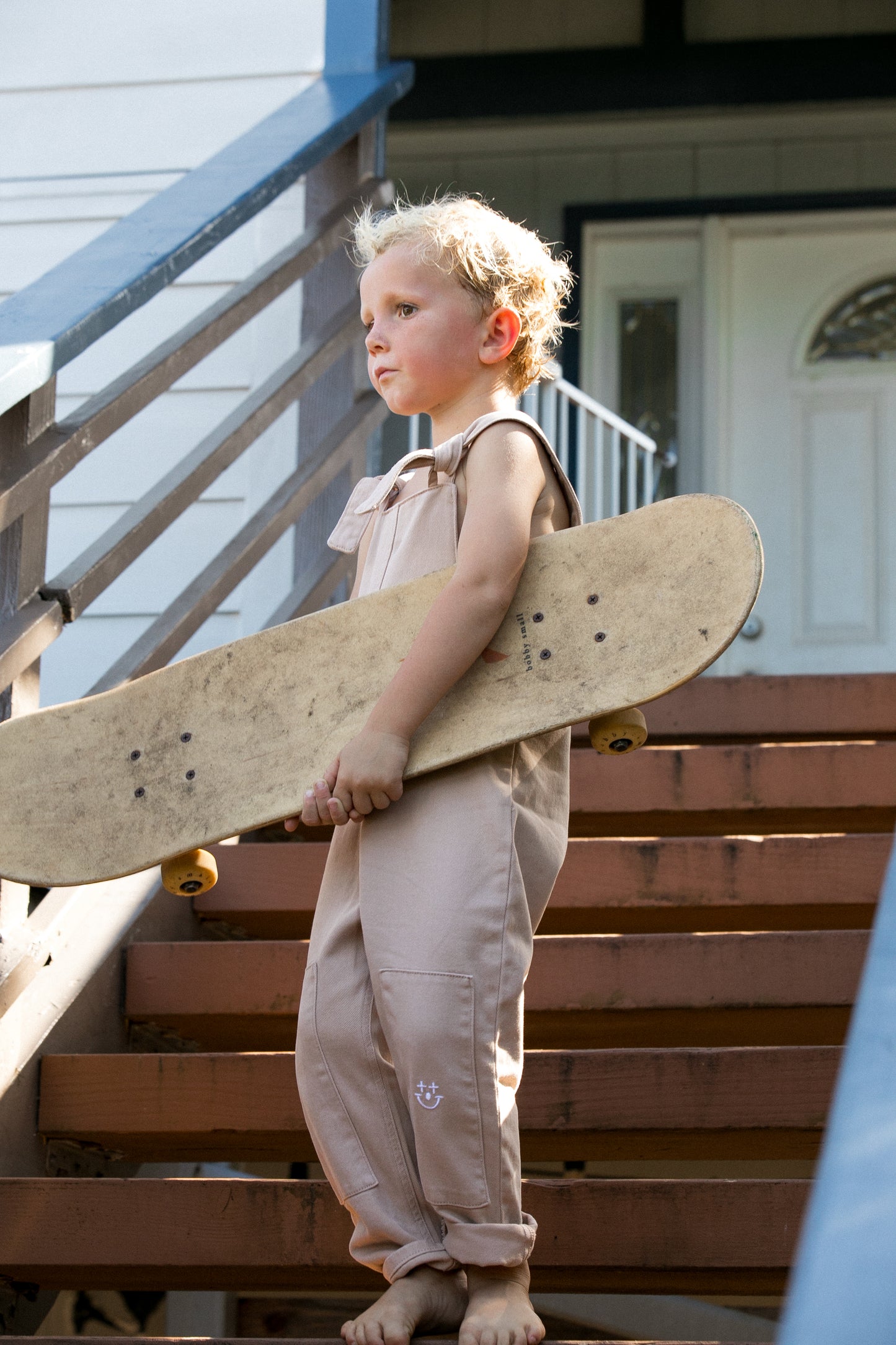 Dusty Rose Day Dungarees