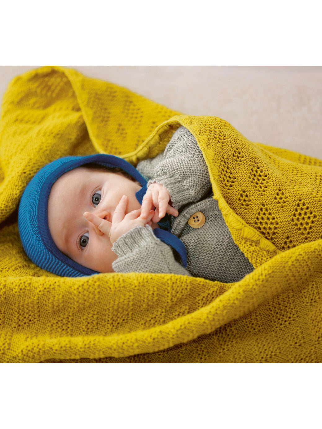 Mustard Baby Blanket