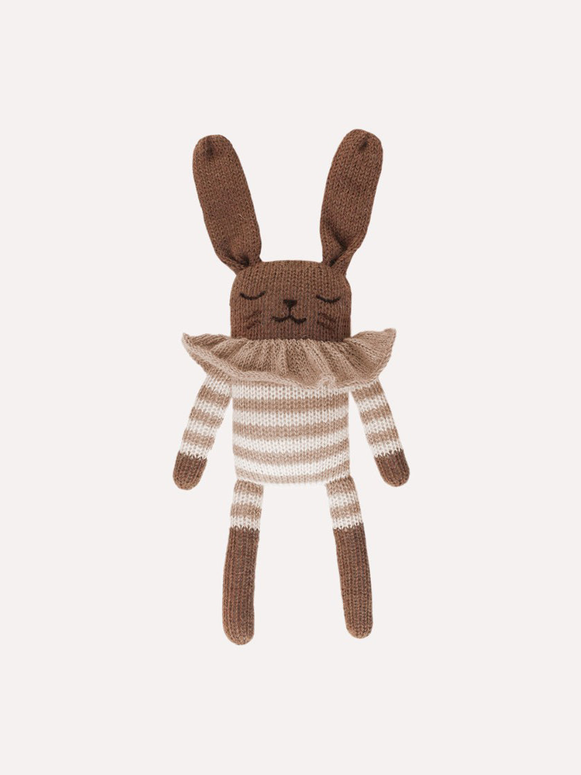 Bunny with Sand Striped Romper