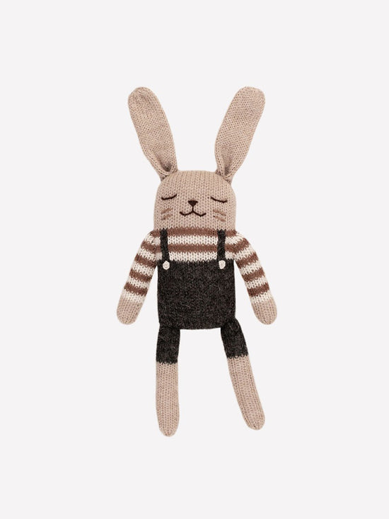 Bunny With Black Overalls