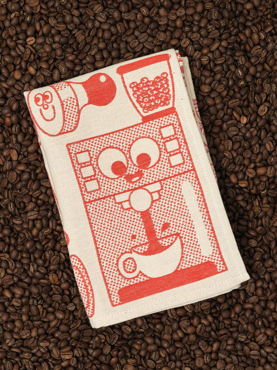 Coffee Time Tea Towel