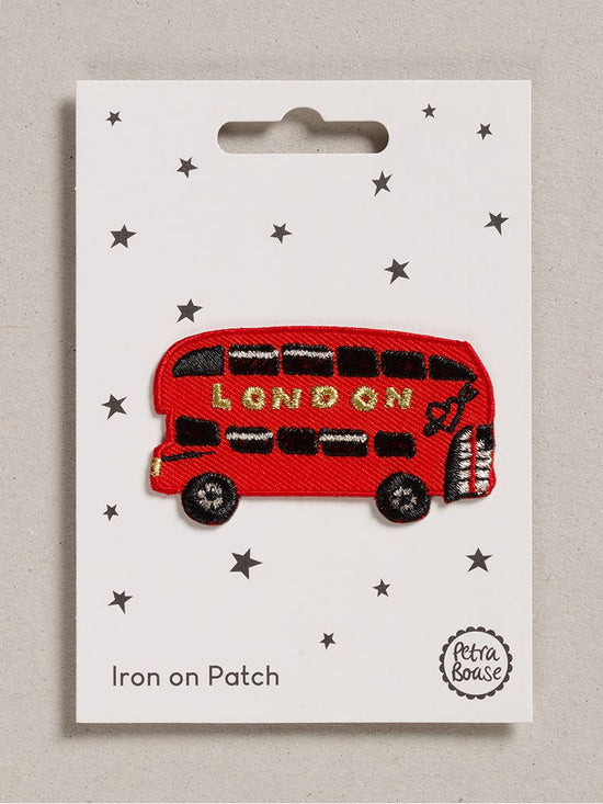 London Bus Iron on Patch