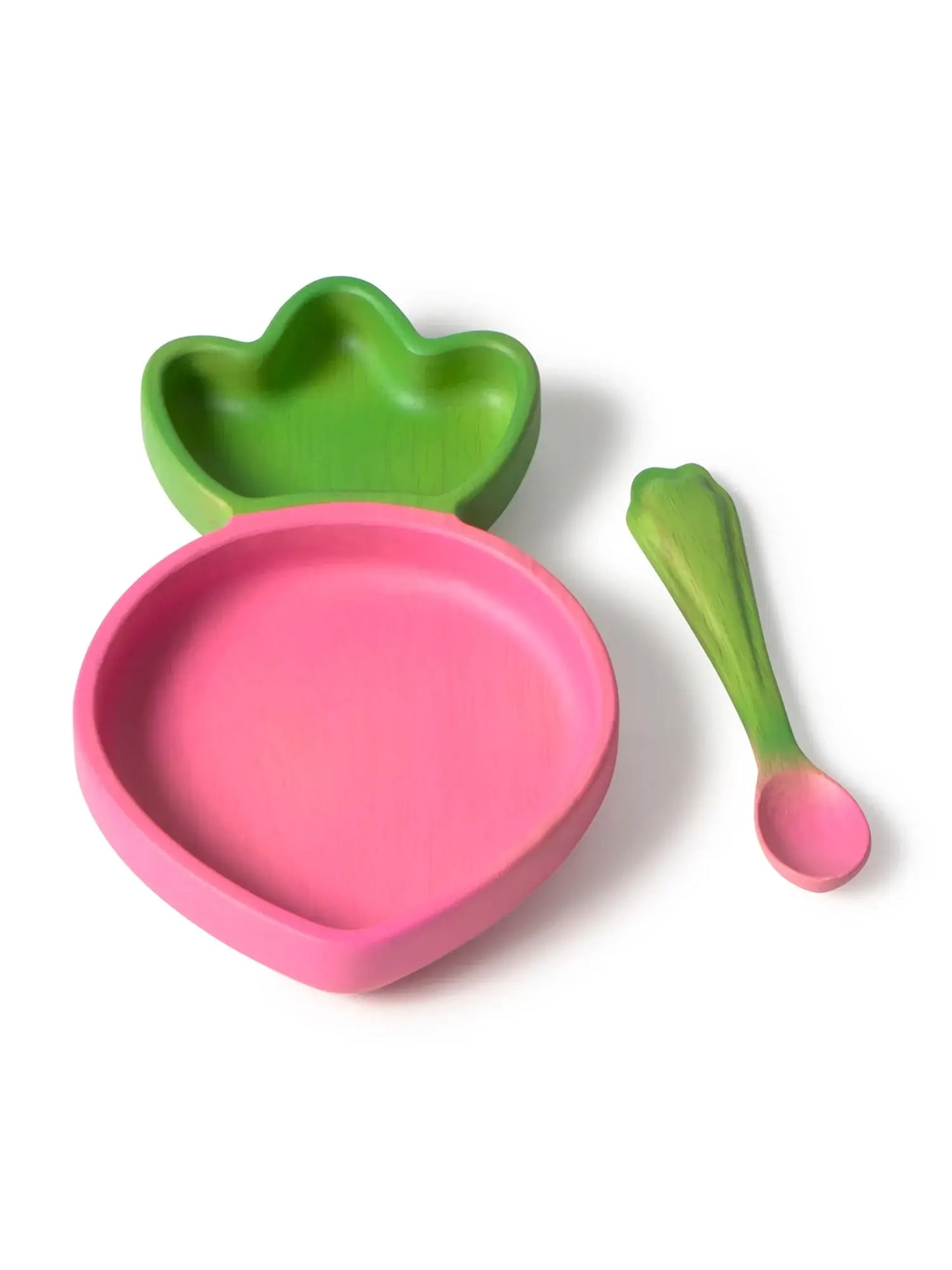 Ramona the Radish Plate & Spoon Set