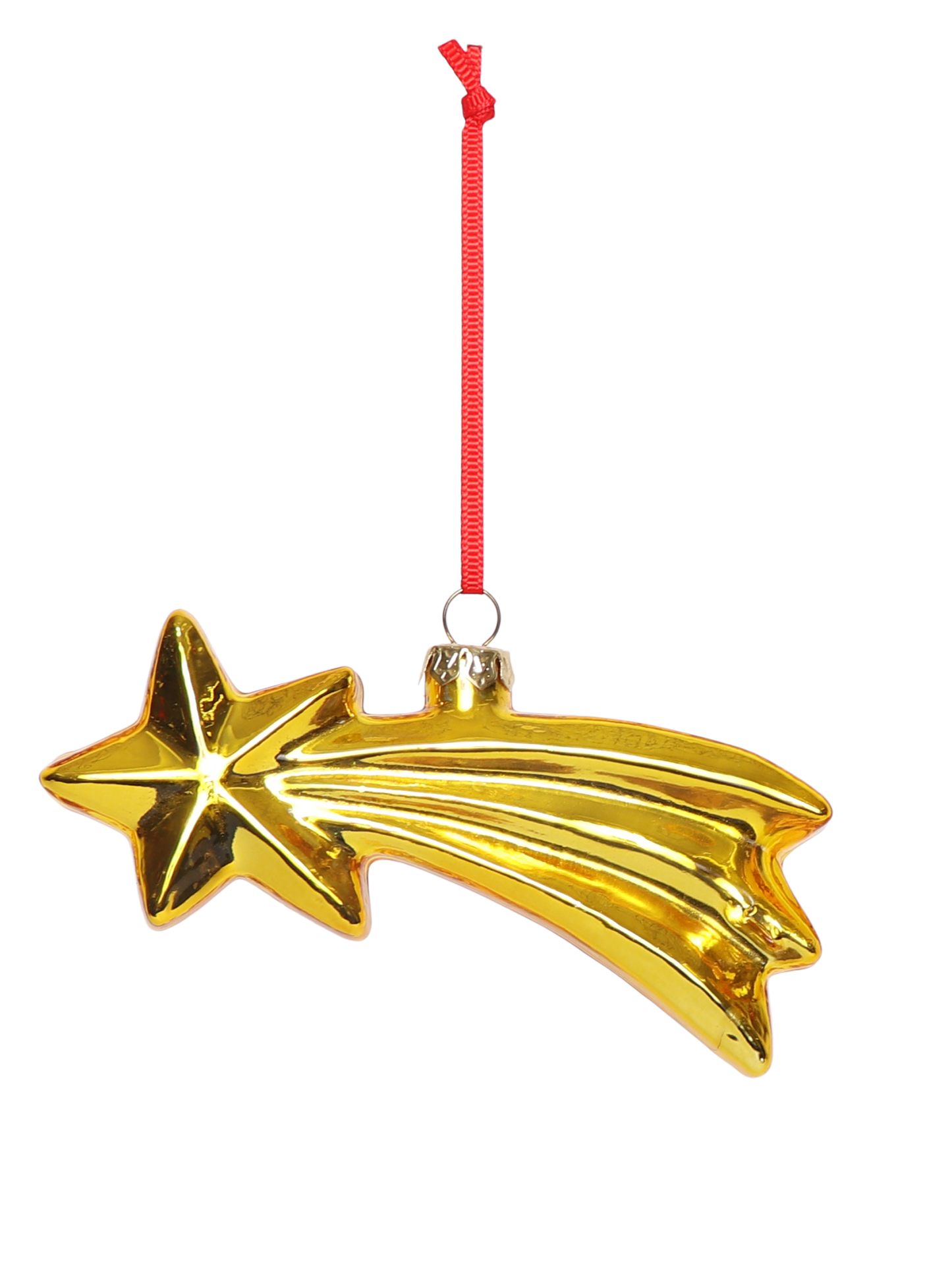Shooting Star Glass Decoration