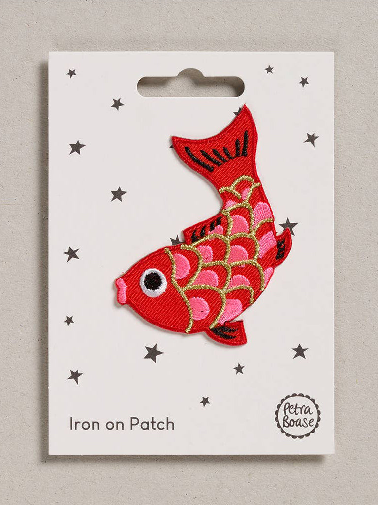 Koi Fish Iron on Patch